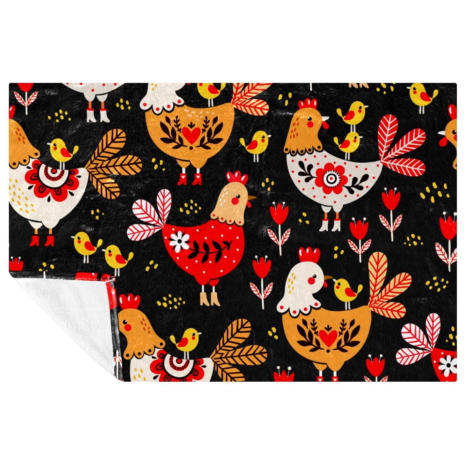Couverture douce et chaude motif oiseaux pour créer un cocon réconfortant