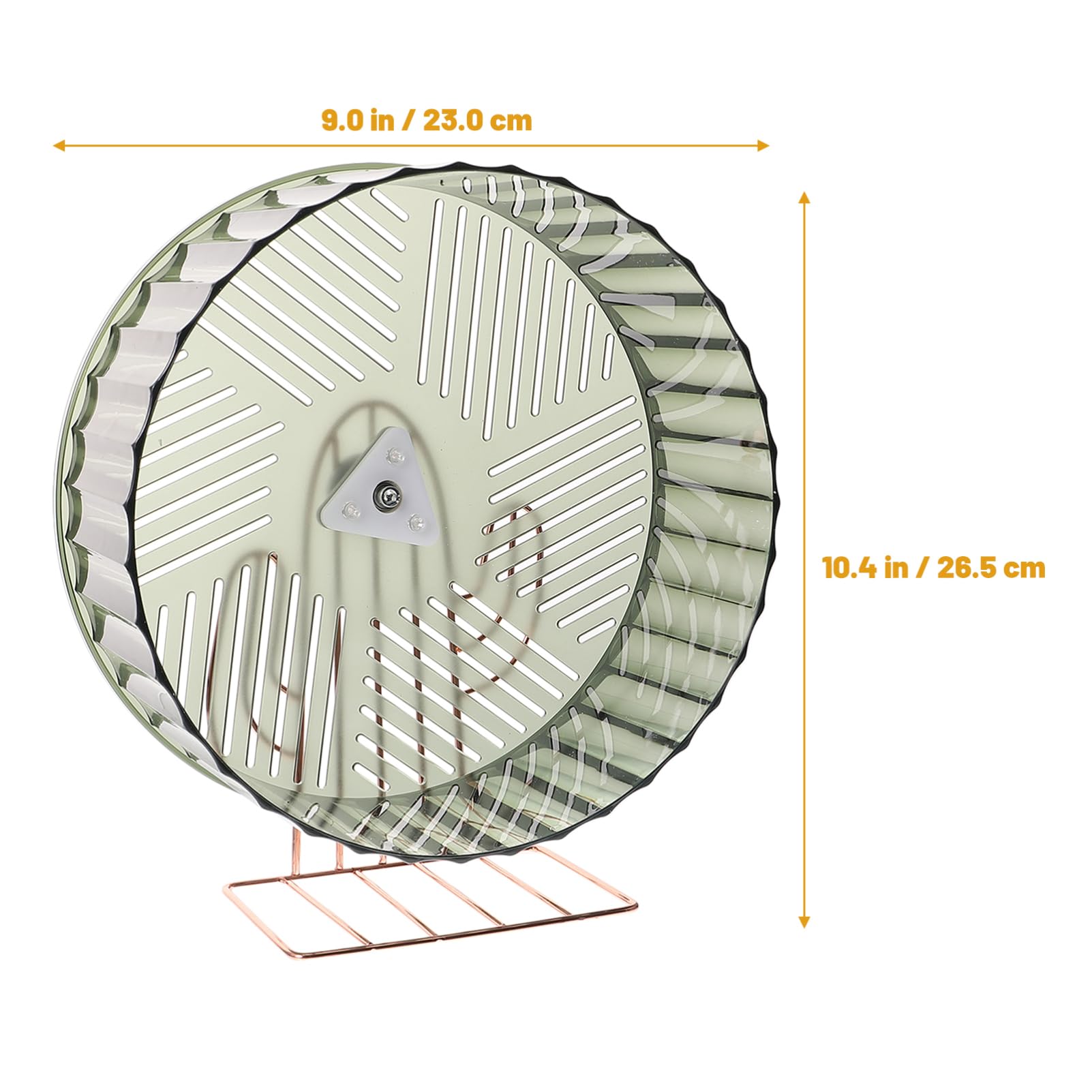 Roue Exercice Silencieuse pour Hamster Roue Compacte pour Chinchilla Accessoires pour Petits Animaux