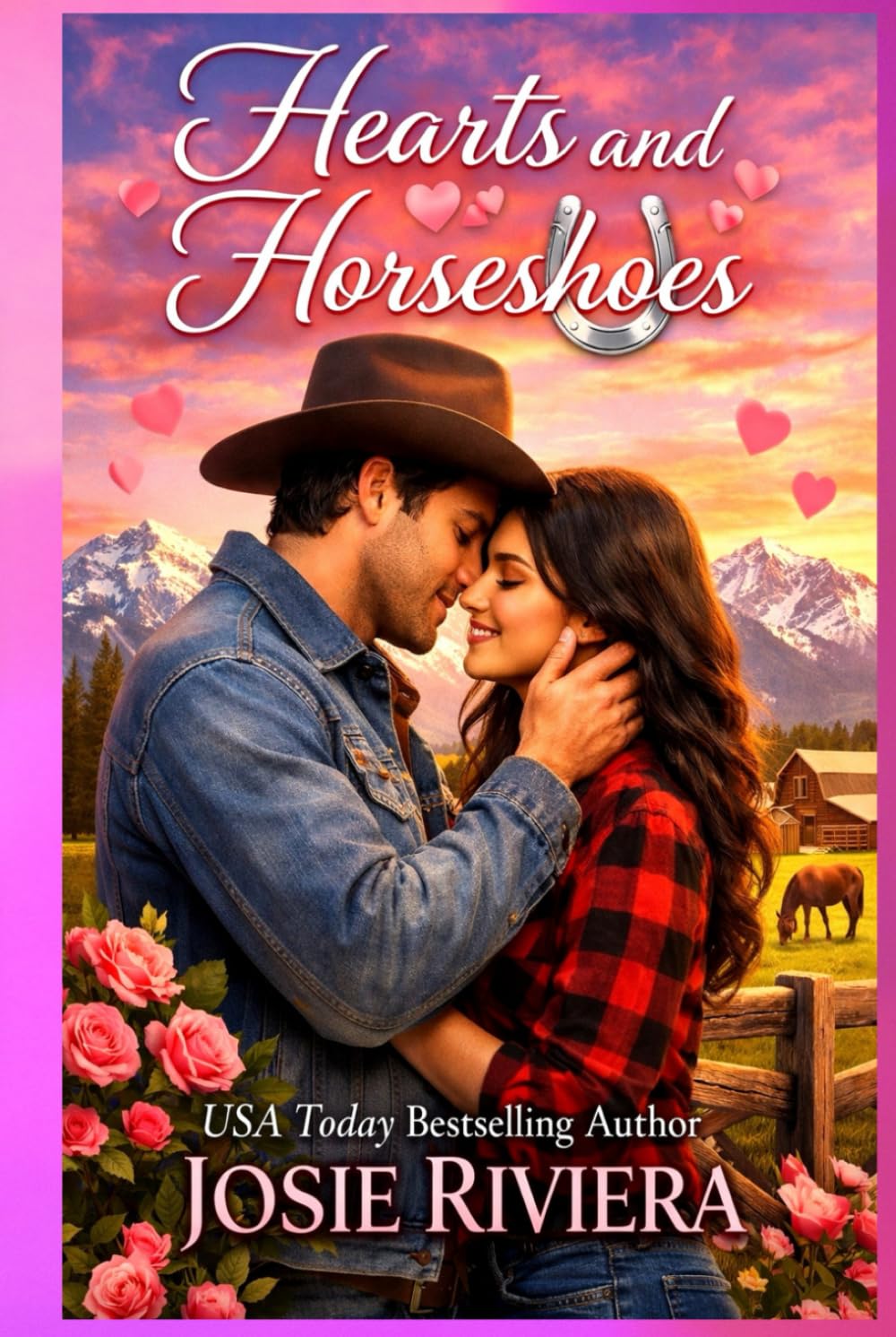 Hearts and Horseshoes: A Sweet Second Chance Cowboy Romance (Montana Sweethearts)