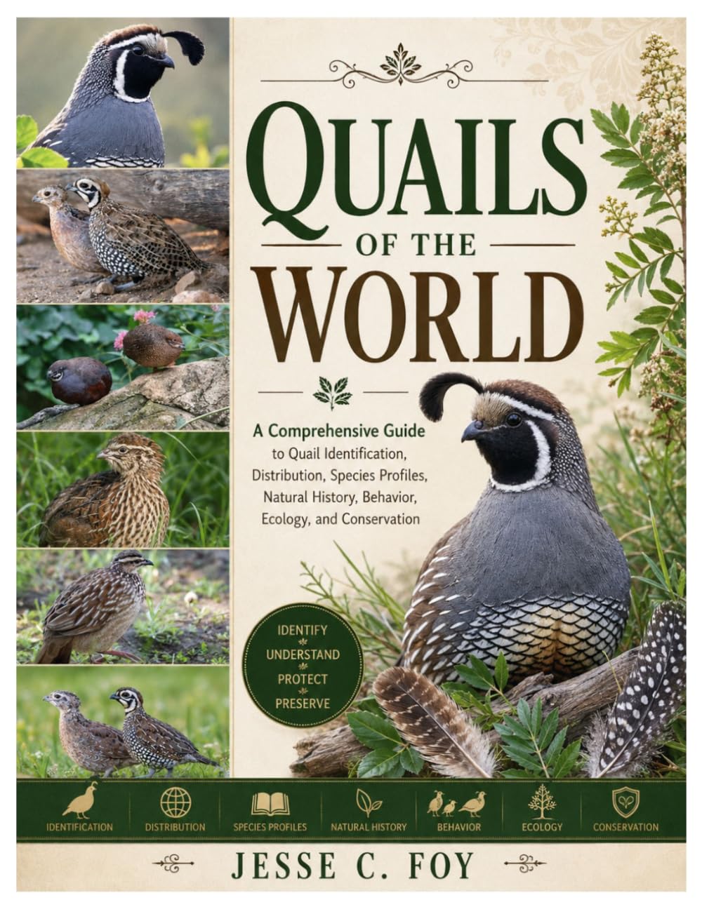 Quails of the World: A Comprehensive Guide to Quail Identification, Distribution, Species Profiles, Natural History, Behavior, Ecology, and Conservation