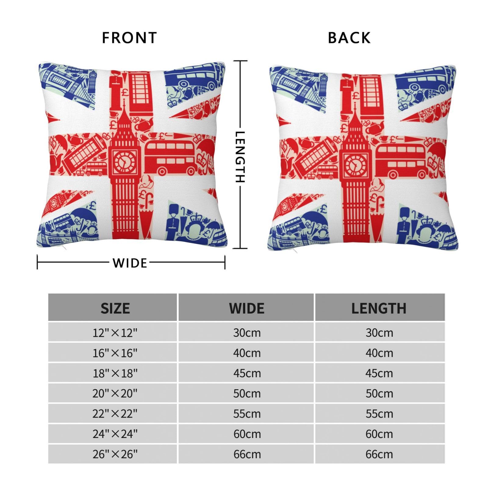 Amazon.co.jp: イギリス ユニオン ジャック 国旗柄 クッションカバー