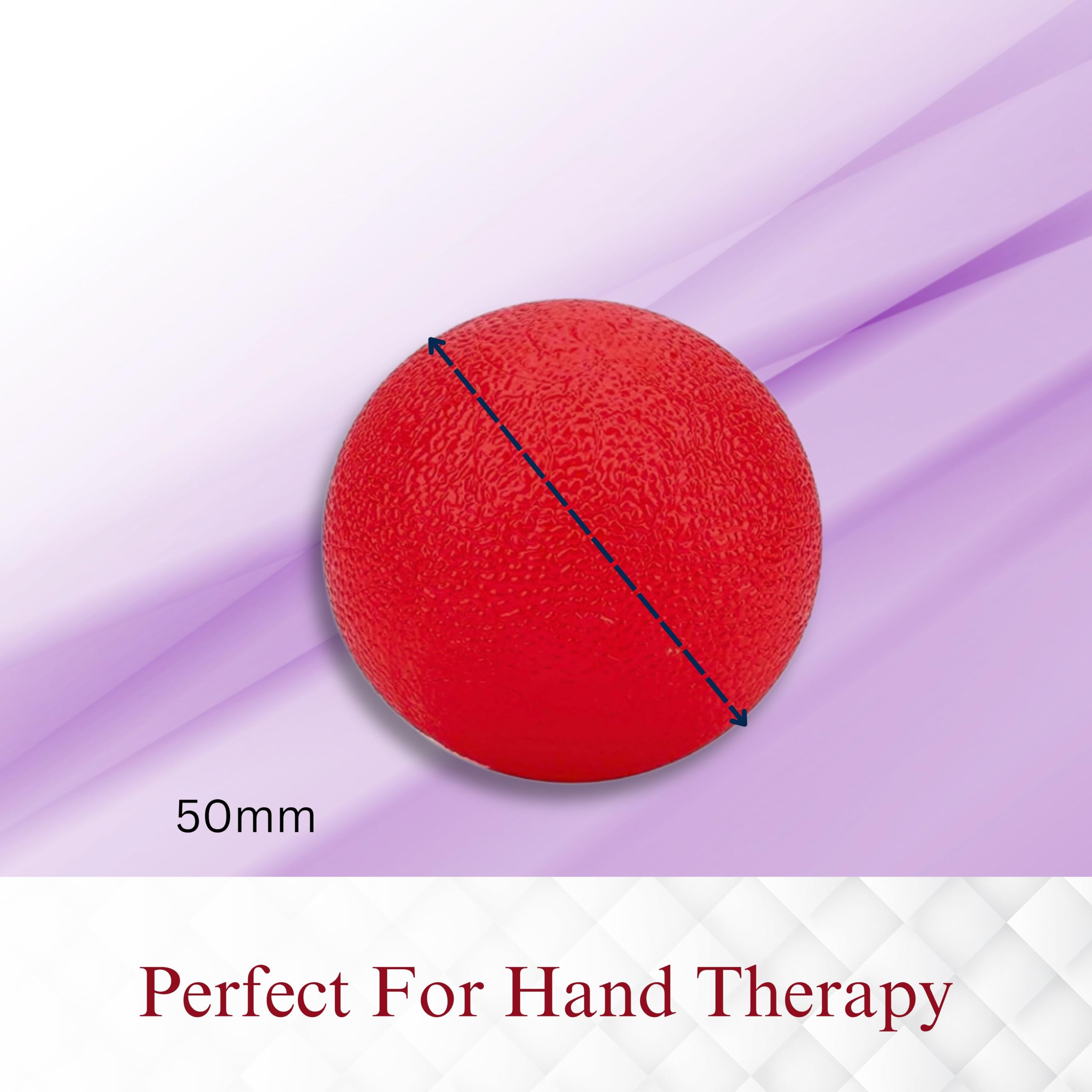 Wonder Care Stressball – Gel-Gymnastikball zur Stressbewältigung in der Physiotherapie | Quetschball für die Handtherapie, Physio-Gelball für Arthritis, Handgymnastikball für Finger und Handgelenk