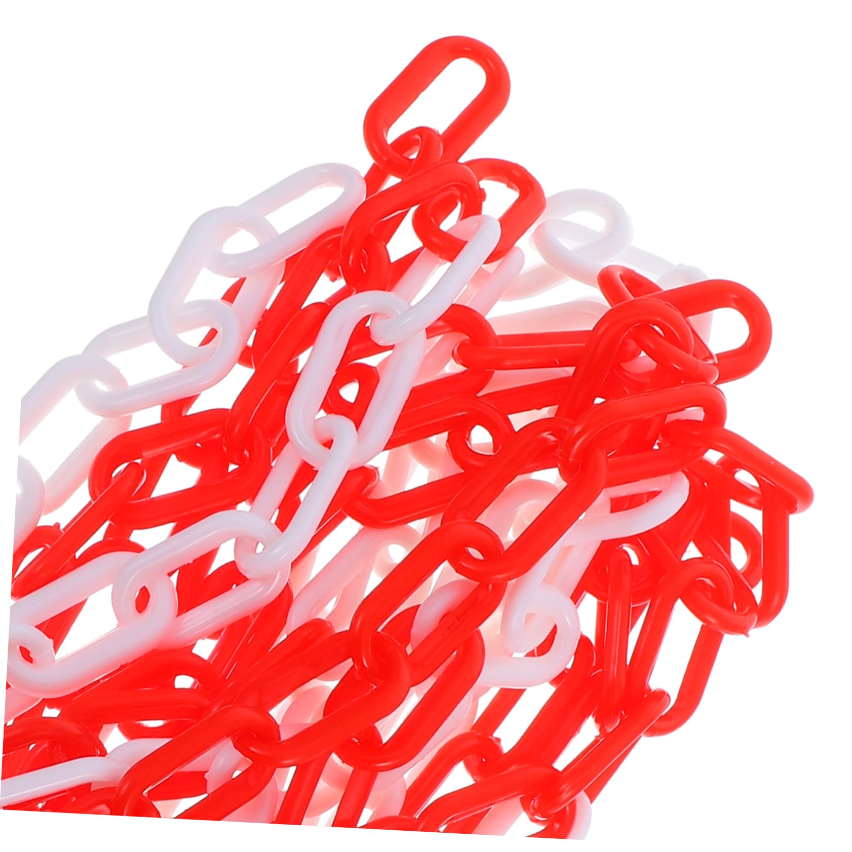 OSALADI Protective Chain Safety Chain Security Chain Safety Barrier Traffic Control Crowd Control Chain Parking Lot Chain Barrier Plastic Chain Links Barrier Chain Link Chain Barricade Abs