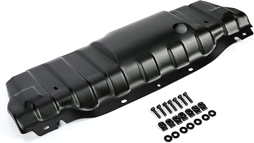 Miniatura 7 de KUAFU Placa protectora de parachoques delantero compatible con Jeep Wrangler Rubicon X 2007-2018 y parachoques de 10º aniversario 82214330 inferior