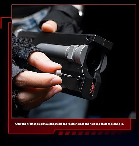 Miniatura 5 de Espada de efecto chispa hoja LED de 31.5 pulgadas con nieblahumo, funda de expulsión automática, recarga tipo C, función de chispa de pedernal