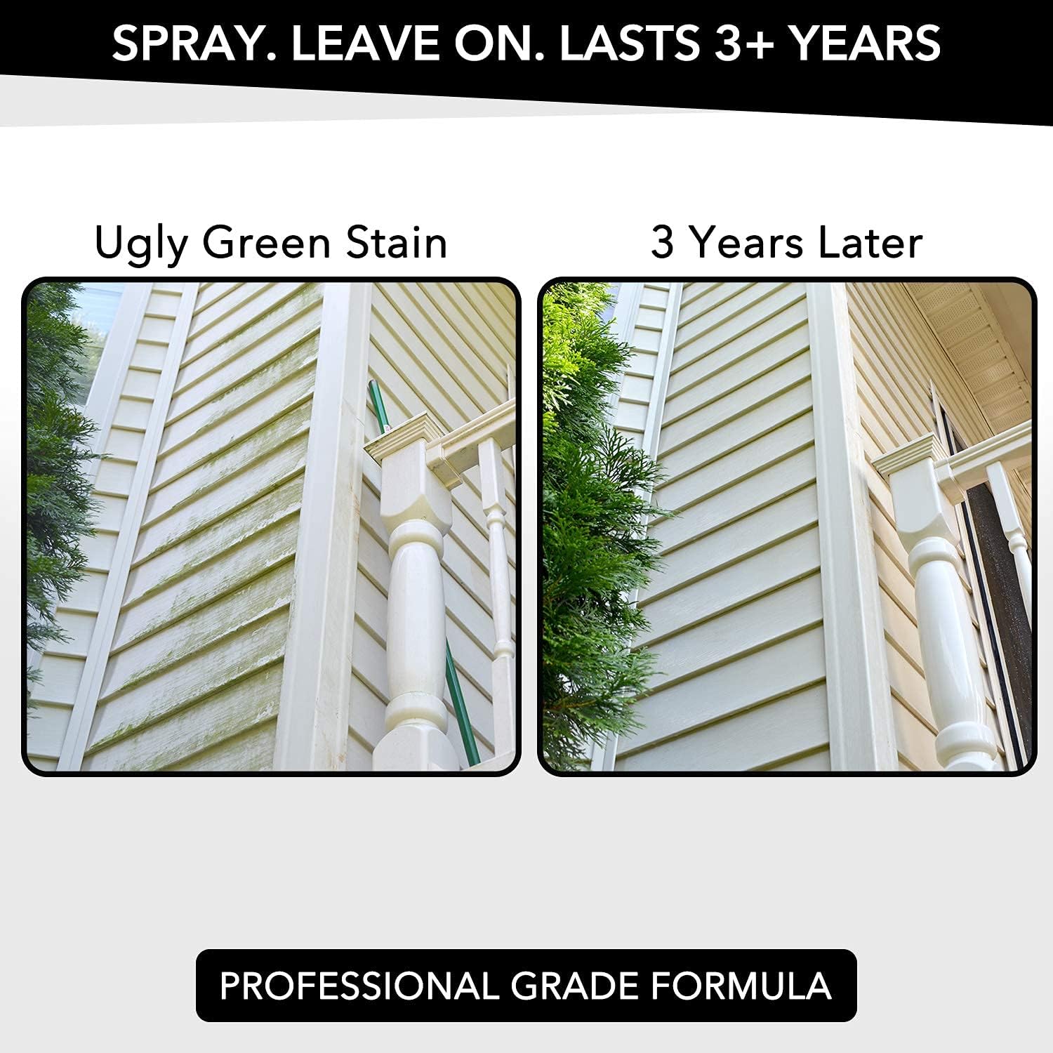 Renu Cleaner Concentrate Whole House Kit - Heavy Duty Cleaner, Removes Stains, Oxidation & More. Ideal For Vinyl Siding, Decks, Patio, Fences, Pavers & Outdoor Fabrics. Cleans an Incredible 3000 SF.