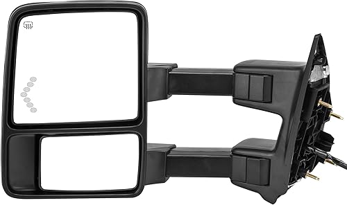YITAMOTOR Espejo de remolque compatible con Ford F250 F350 F450 F550 Super Duty 2008-2016, espejo lateral izquierdo del conductor, espejo de