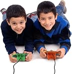 miadore 2 Packs Classic N64 Wired Controller Joystick for N64 Video Game System N64 Console (Jungle Green and Orange)