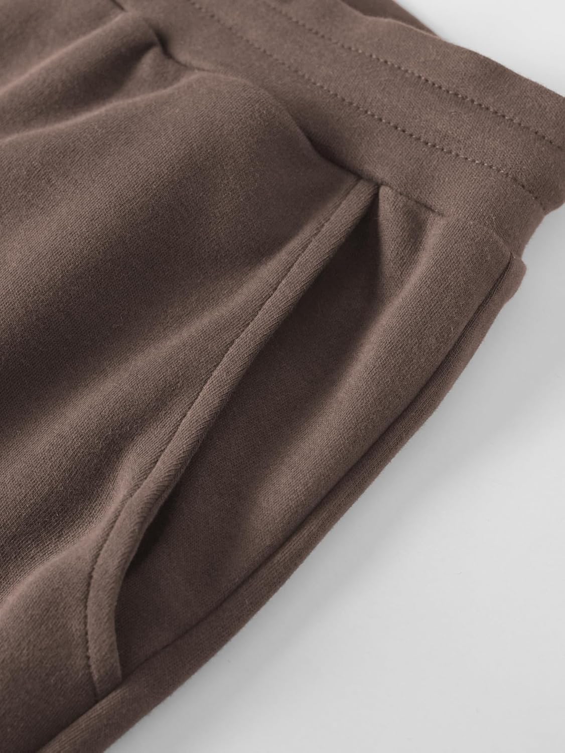 Weintee Women's Plus Size Cotton Knit Pants with Pockets - Image 5