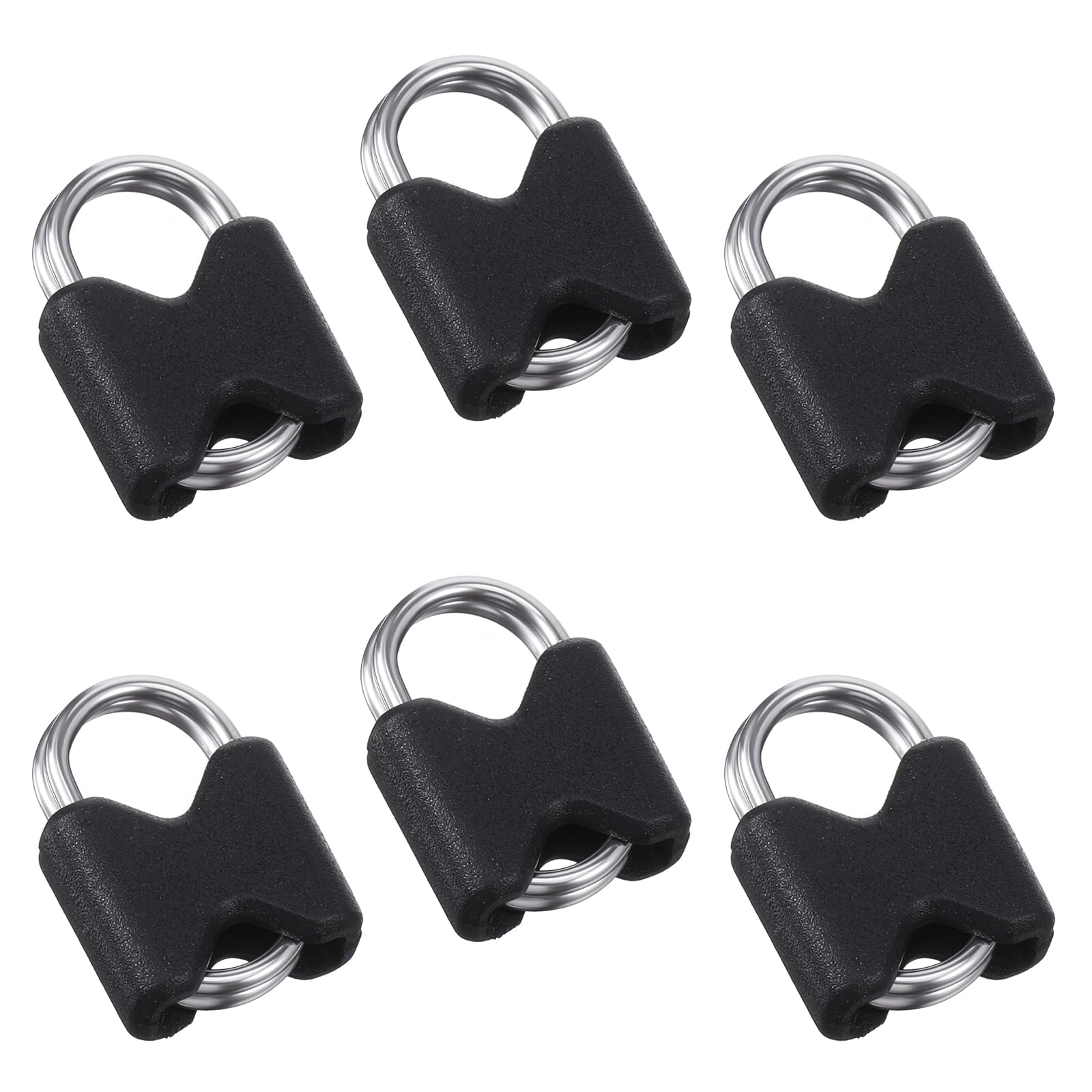 6Pcs Stainless Steel Oval Split Rings