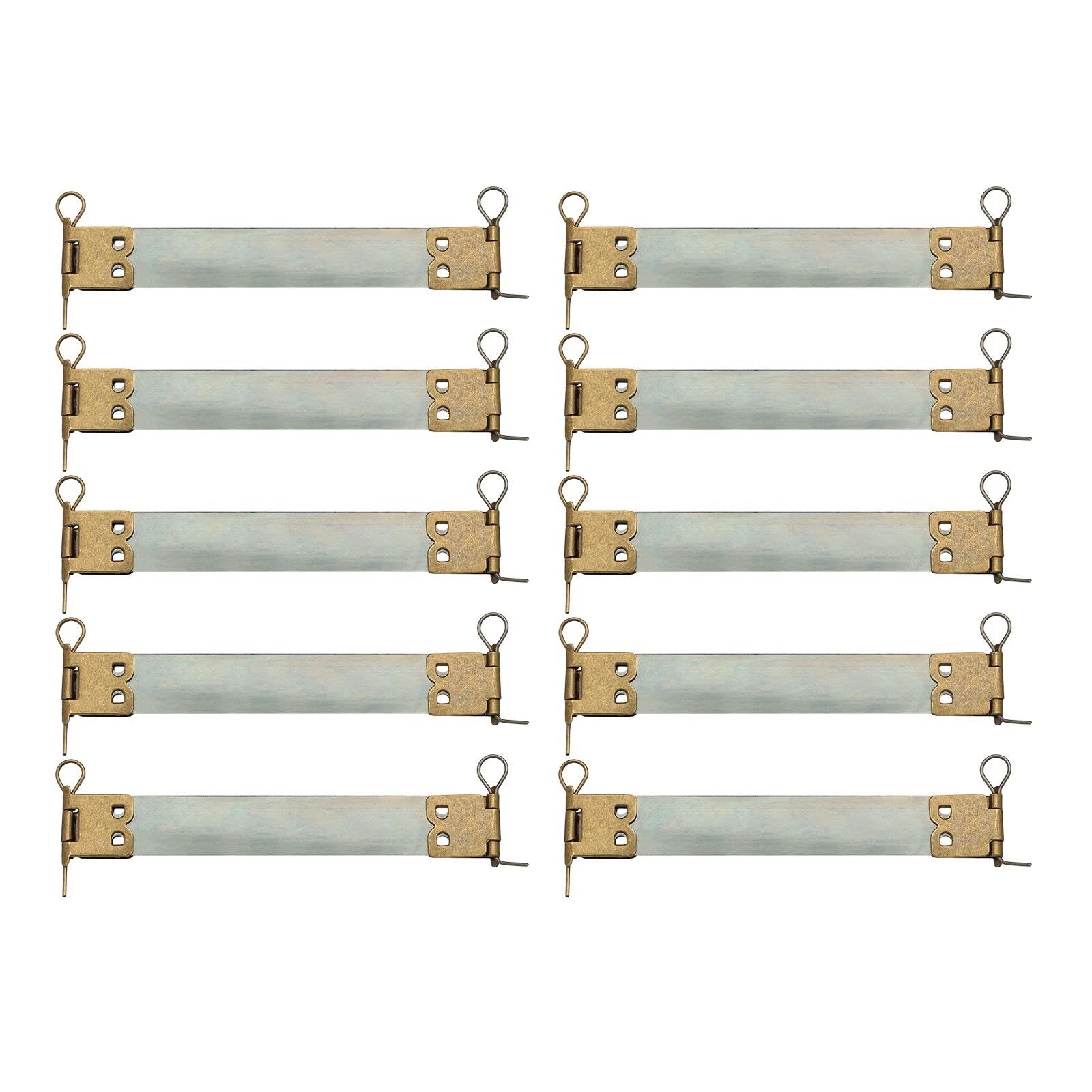 10Pcs Metal Internal Flex Frame Spring Clip for DIY Craft Wallet Accessories 10 cm-image-38