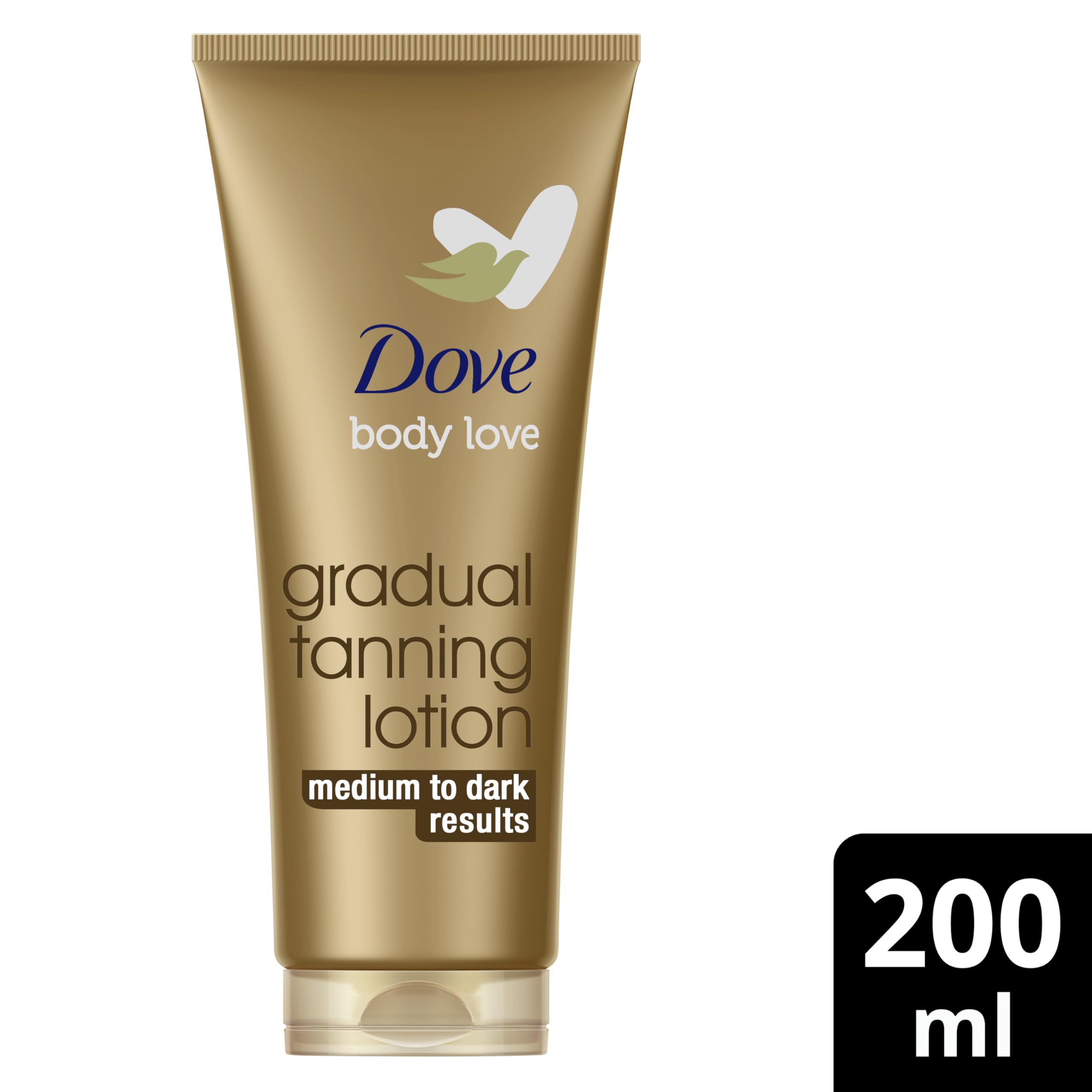 Dove Lotion Corporelle Autobronzante Summer Revived, Peaux Claires et Moyennes, Bronzage Progressif, Finition Naturelle, Peau Lumineuse, 72H d'Hydratation, Extrait d'Aloe Vera et Glycérine, 2x 200ml