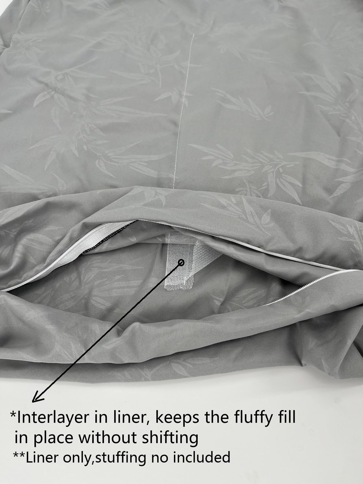 Dog Bed Liner with Inter Layer Not Waterproof Liner Only 24 x 18 Inch