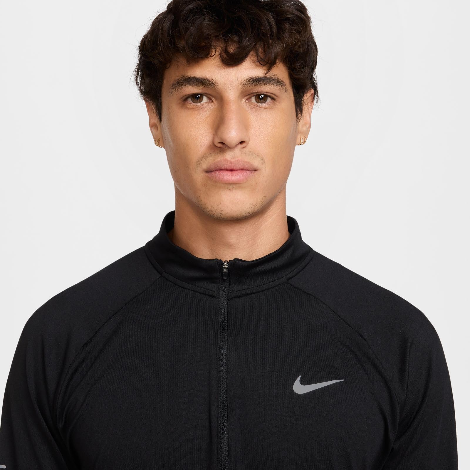 Nike Maglia da Running con Zip A 1/4 Dri-Fit Nike Stride – Uomo Sweatshirt Uomo (Pacco da 1)