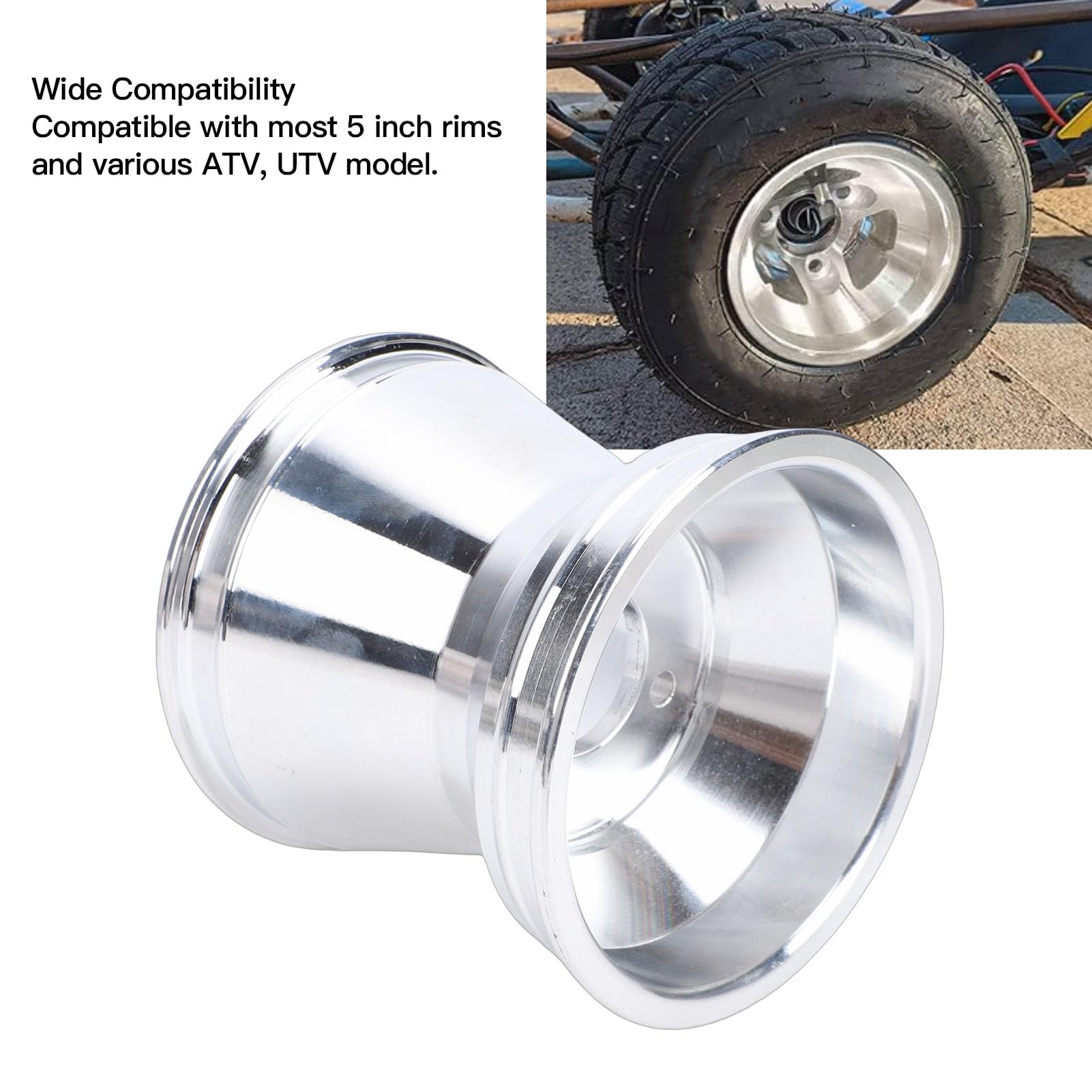 Aramox 10x4.50 5 ATV Felge, 3 Loch, 125mm Mittelbohrung | Felge, ATV/UTV, 10x4.50 5, 125mm Nabenbohrung, 3 Loch, für Geländefahrzeuge