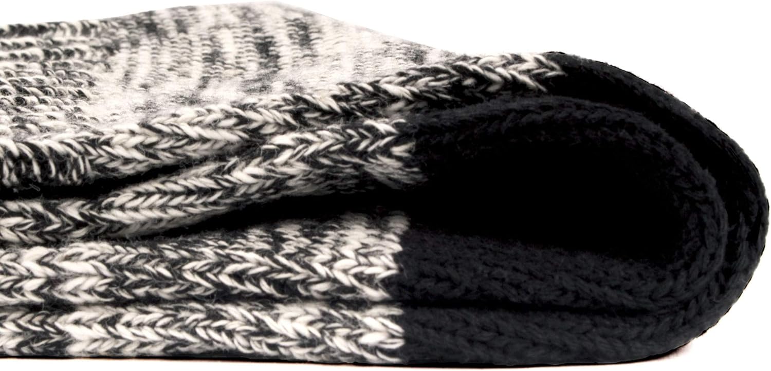 BambooMN Vintage Pattern Slouch Soft Warm Crew Boot Cabin Socks, Sizes and Colors