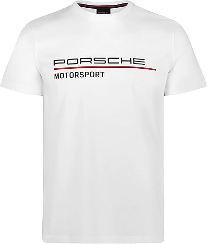 Porsche Motorsport - Camiseta blanca para hombre