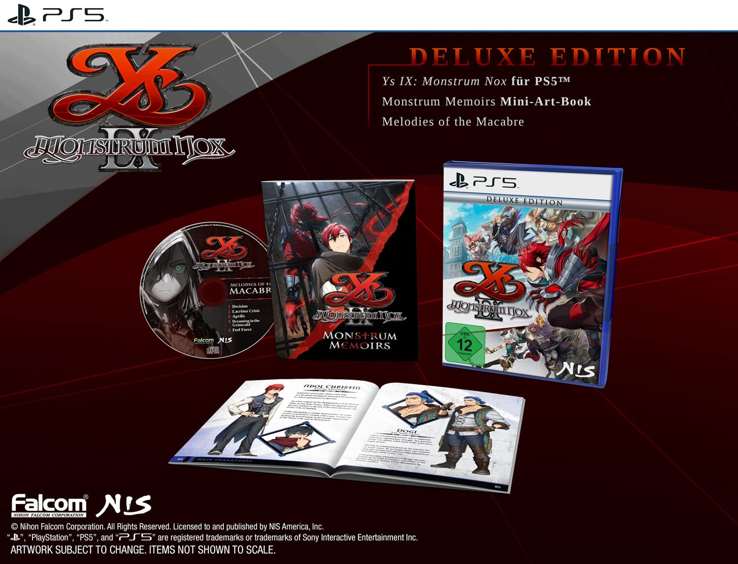 Ys IX: Monstrum Nox - Edycja Deluxe (PS5)