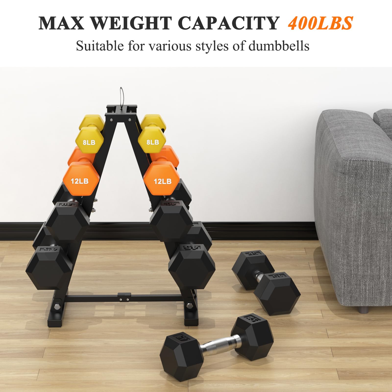 Built Inweight Rach Storage Weight Rack Mythinglogic Storage Organizer - 6-Tier Dumbbell Stand With ...