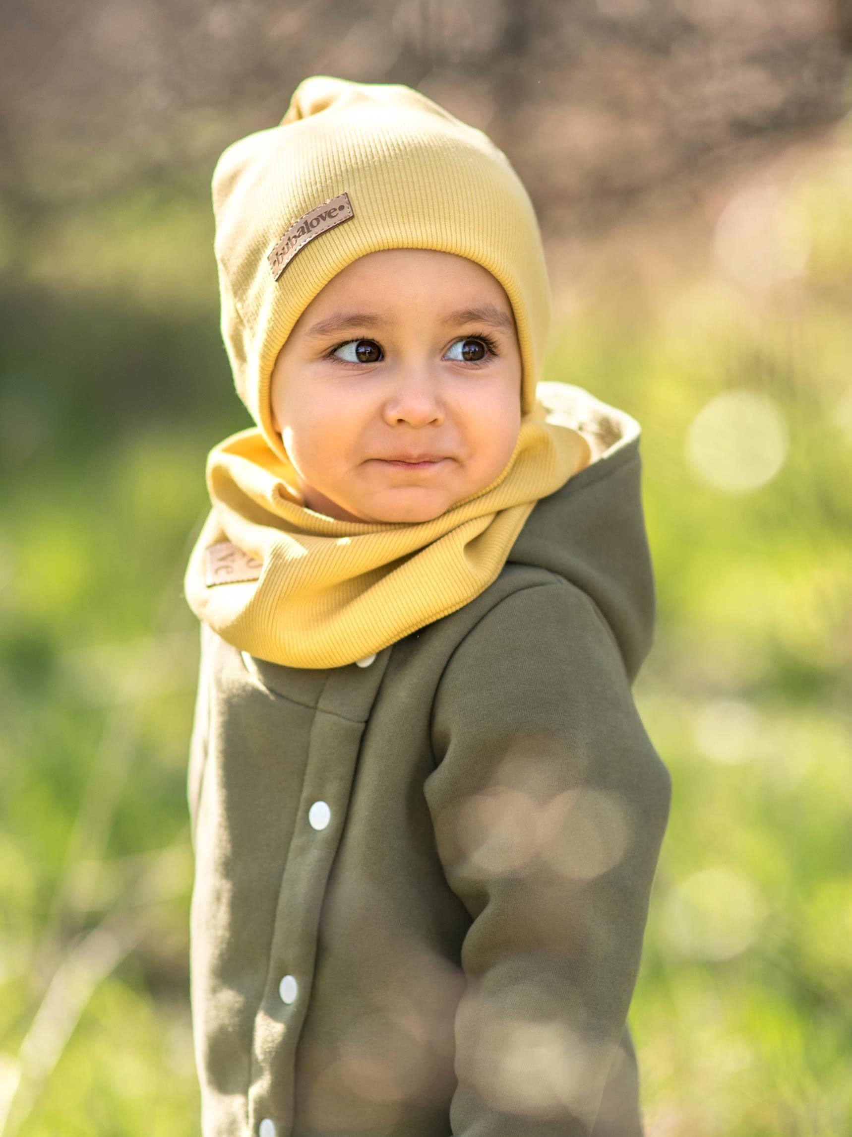 Bubalove - Chaqueta Infantil Botones con Capucha Unisex niños Primavera otoño