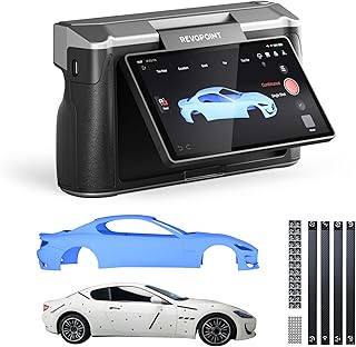 Revopoint MIRACO Plus 3Dスキャナー 0.02mm高精度 20fps高速スキャンスピード オールインワン フォトグラメトリ&2倍光学ズーム機能 180度回転スクリーン コンパクト カラースキャン 3Dプリント 3Dデザイン AR/VRコンテンツ製作