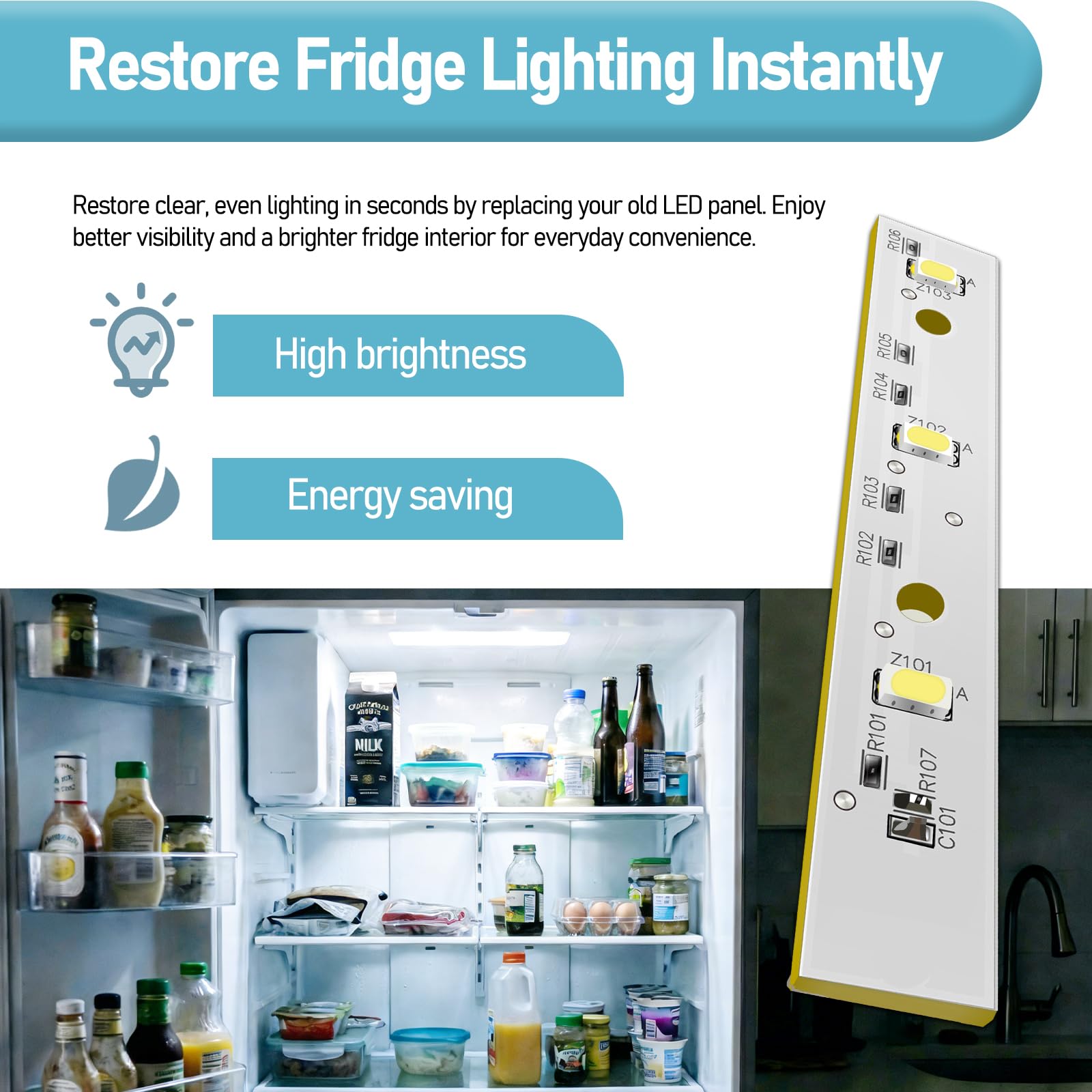 Amazon.com: HPUY WR55X26671 LED Light Compatible for GE