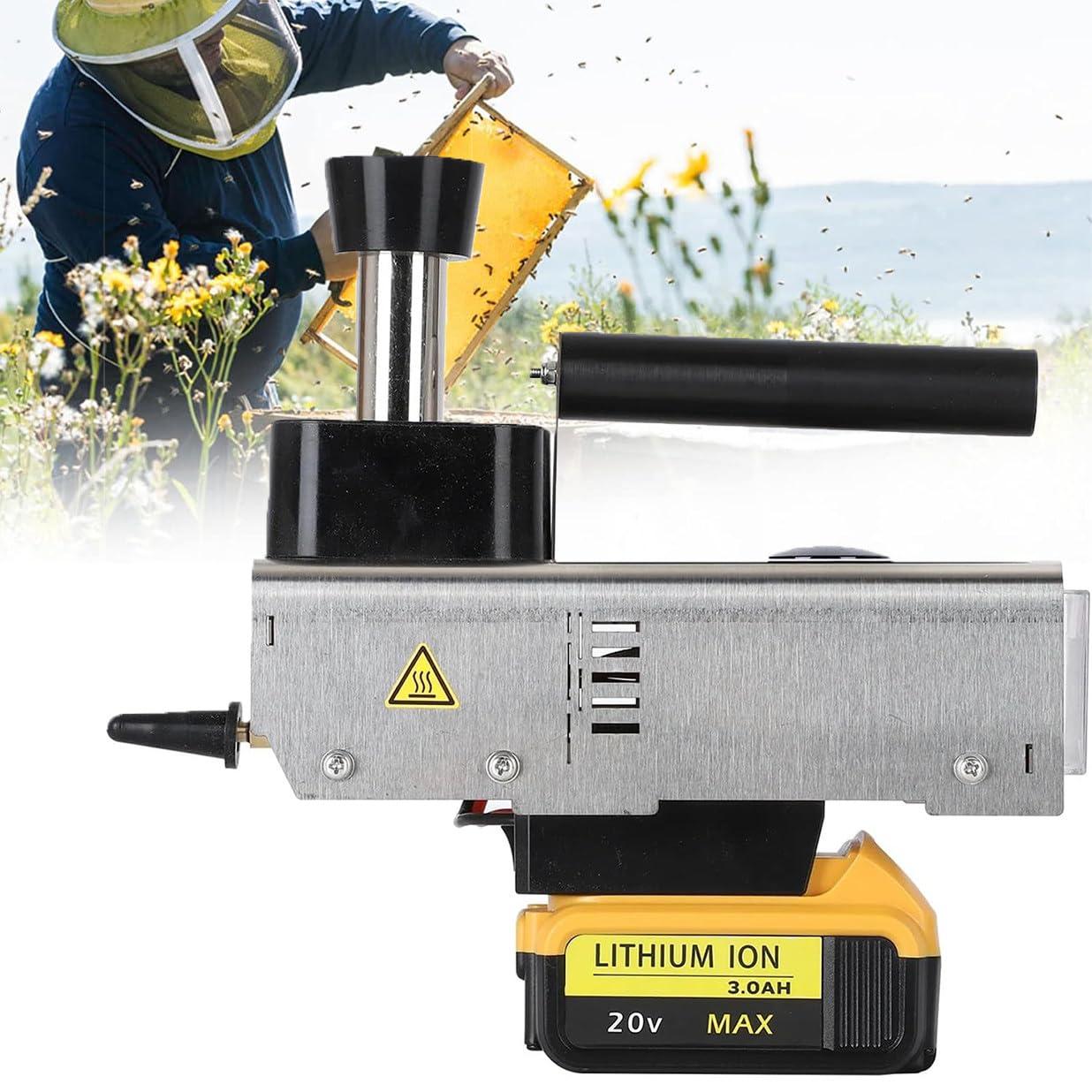 Vaporizzatore di acido ossalico per apicoltura, strumento di trattamento portatile a batteria per acari della varroa, soluzione efficace per la cura delle api da miele