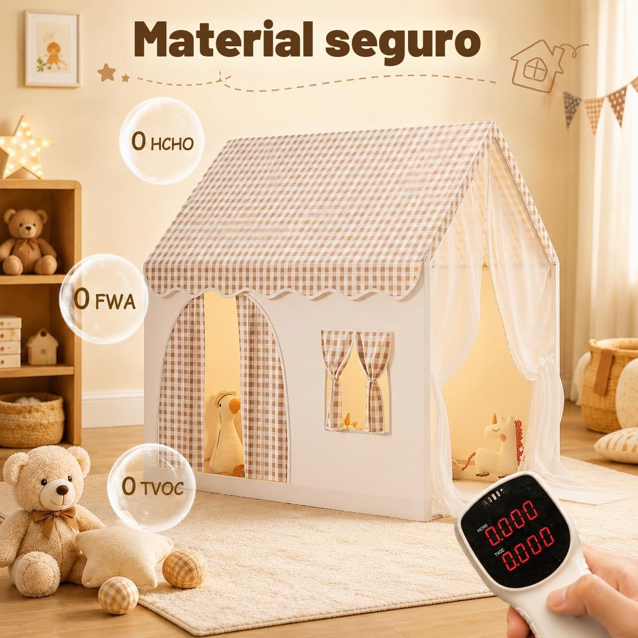 Tienda de Campaña Infantil, Tienda de Campaña de Princesa, Infantil Tela de Juegos, Tienda de Princesa Castillo, Casa de Juegos para Interiores y Exteriores, Tienda para Niños Niñas