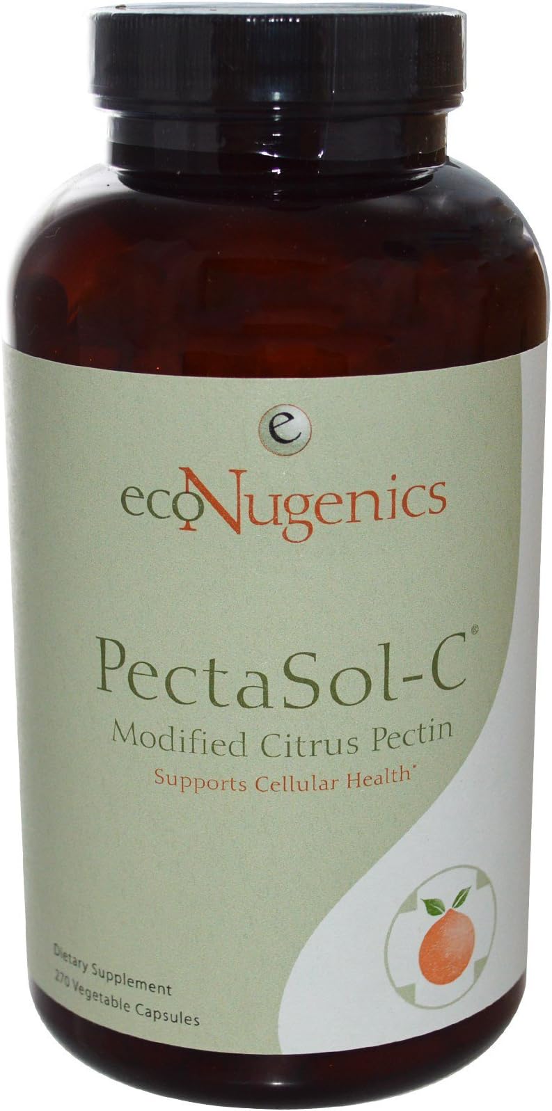 Econugenics, PectaSol-C, Modified Citrus Pectin, 270 Vegetable Capsules