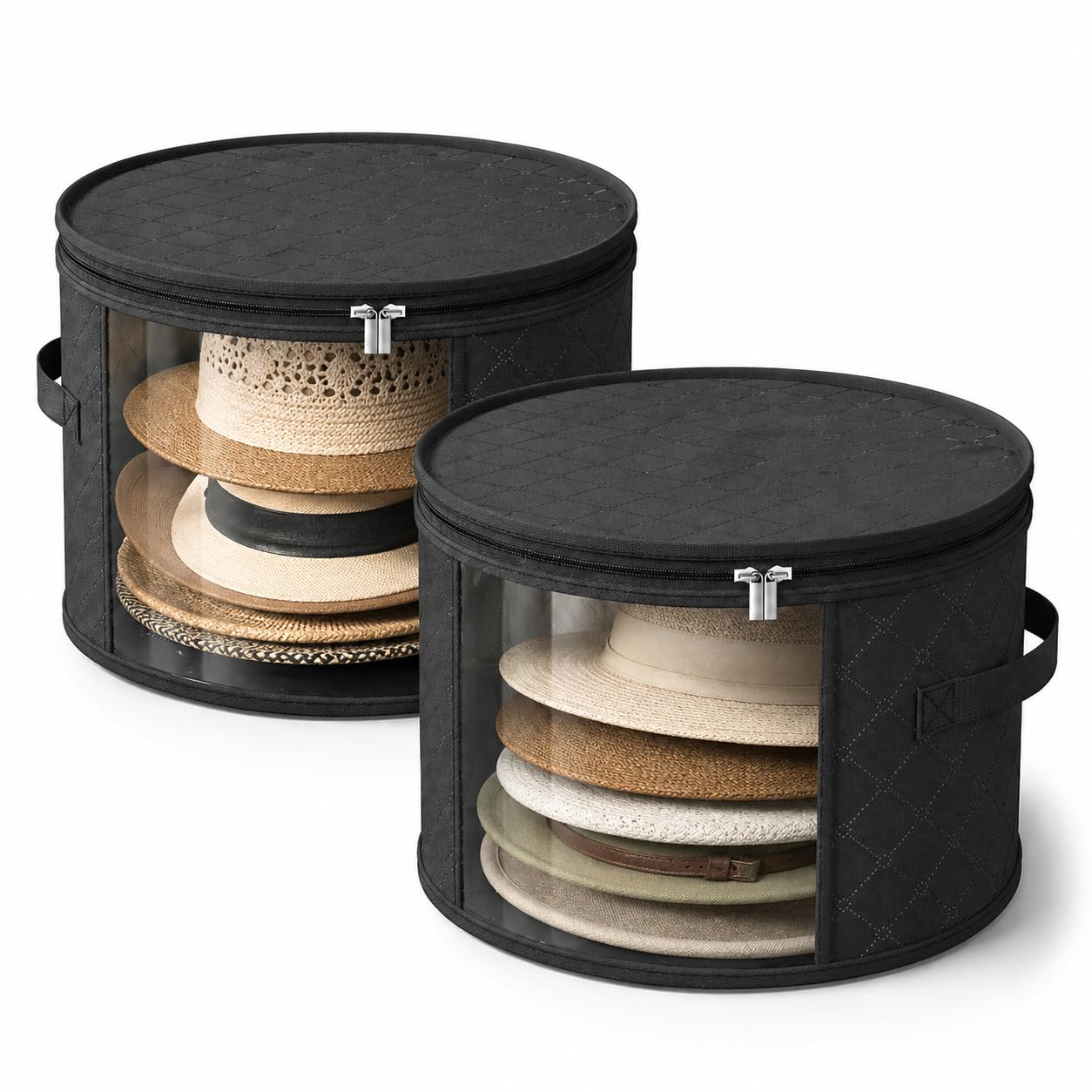 boîte à chapeau lot de 2 pièces