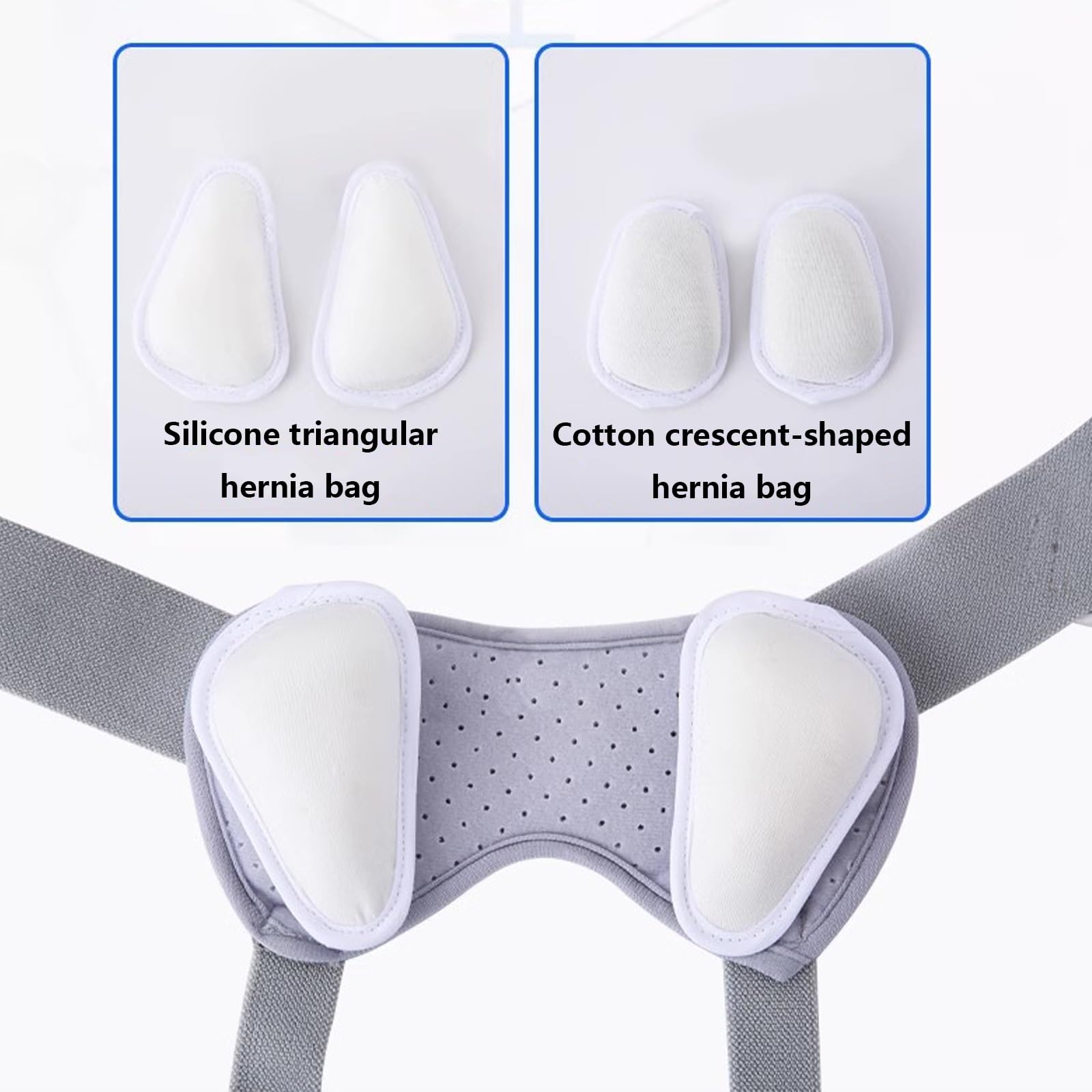 Fascia Ernia Ombelicale Uomo, Fascia Addominale Contenitiva, Cinto Erniario, Cintura Regolabile Per Ernia Sportiva con Cuscinetto di Compressione Rimovibile Per Alleviare Il Disagio ernia(Medium)