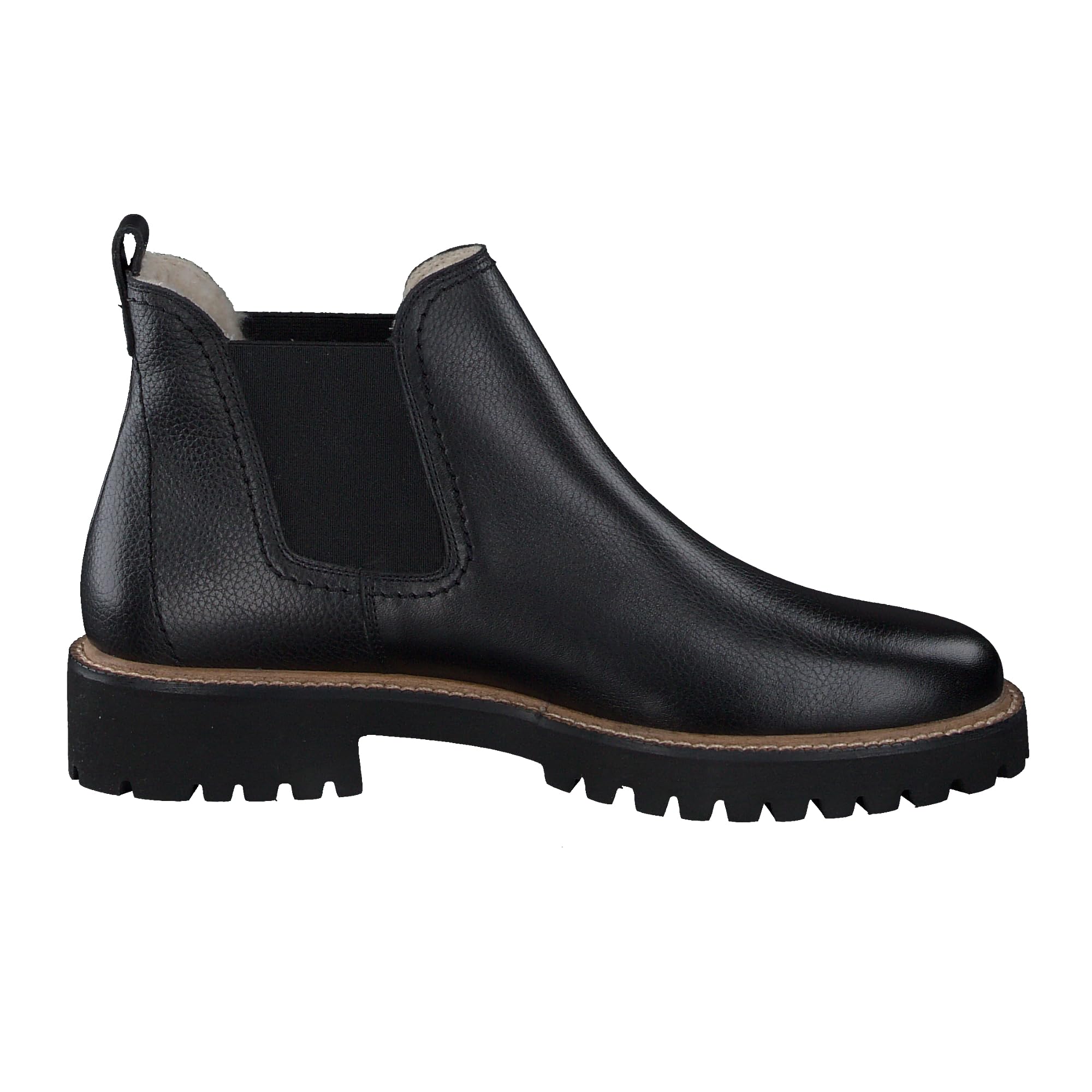 Paul Green Damen Chelsea-Boots mit Merino-Warmfutter, Frauen Chelsea Boots,Warm gefüttert