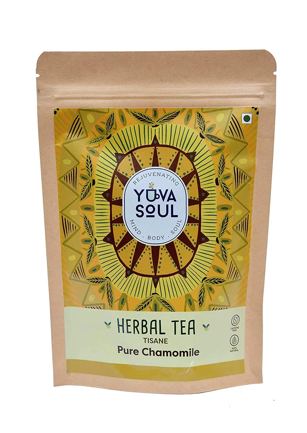YUVA SOUL Pure Chamomile Herbal Tea - 75 Grams