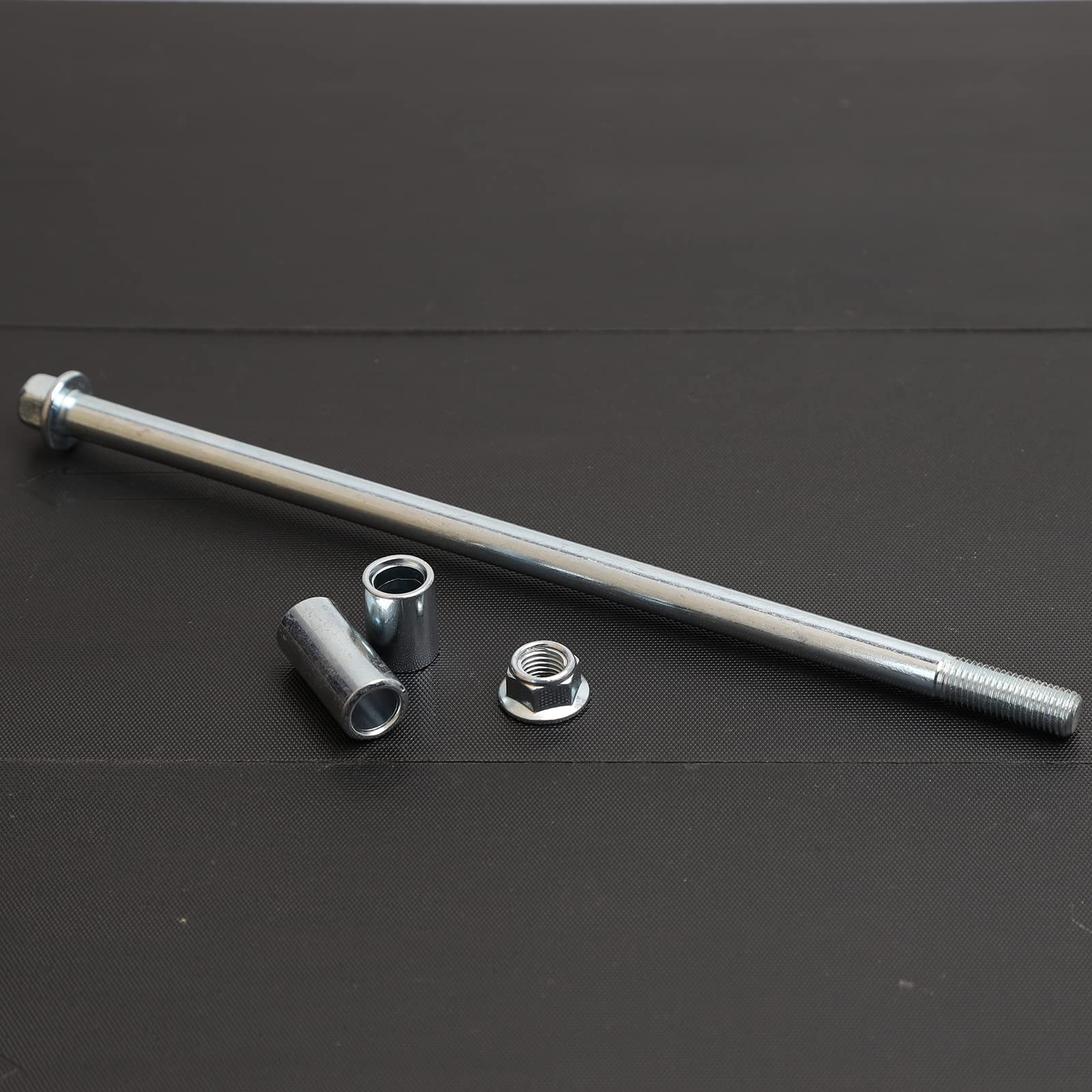 Minho Asse anteriore e posteriore da 10 mm 240 mm con boccola da 6 mm, 20 mm, 32 mm, adatto per moto, pit bike, ciclomotore, scooter, quad, ATV, mini bici
