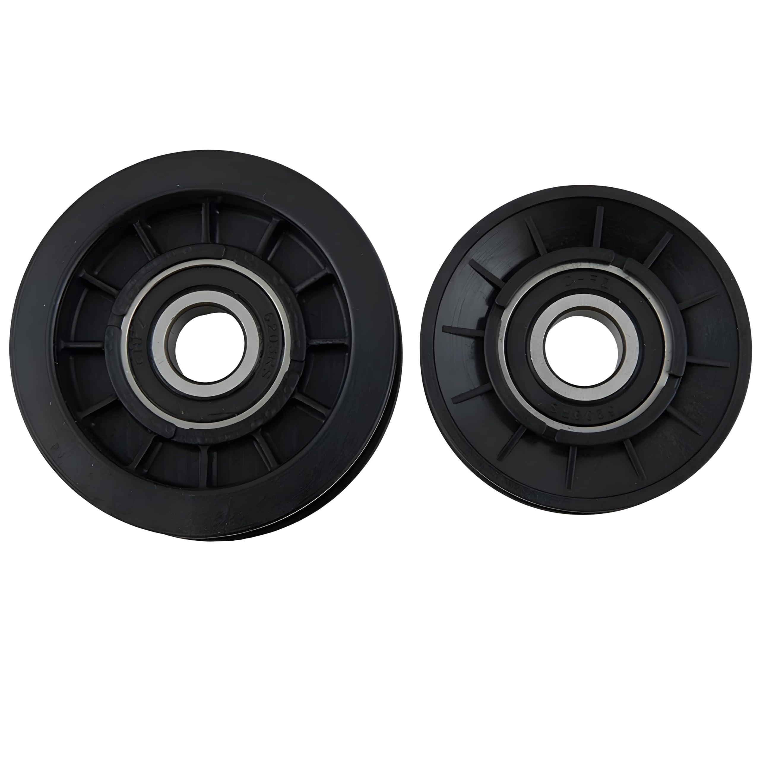 GX20286 GX20287 - Puleggia di ricambio V-Idler e kit puleggia piatta compatibile con John Deere D140 D130 D100 LA175 LA140 LA135 L130 L111 L2048 102 105 155C 102 102 100 5 108. 125 145 7760 S100 S110
