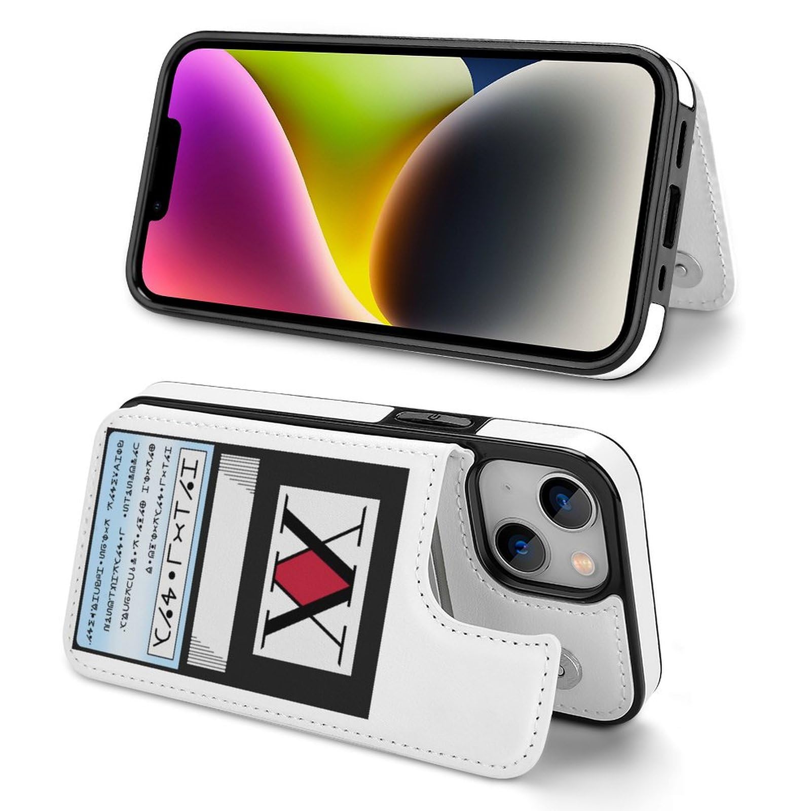 Amazon.co.jp: 【iPhone 15 ケース】 ハンターライセンス 手帳型