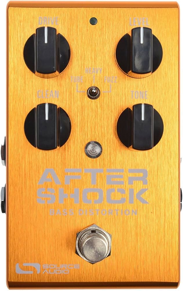 SOURCE AUDIO AFTERSHOCK ベースディストーション Source Audio AfterShock Bass Distortion Pedal | Sweetwater