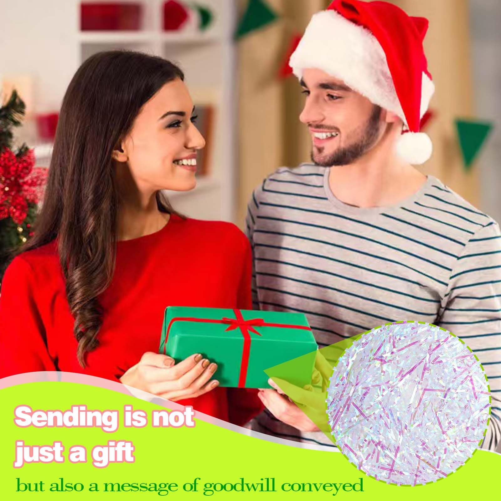 200g Raffia Füllmaterial Rosa | Geschreddertes Papier Für Geschenkboxen & Körbe