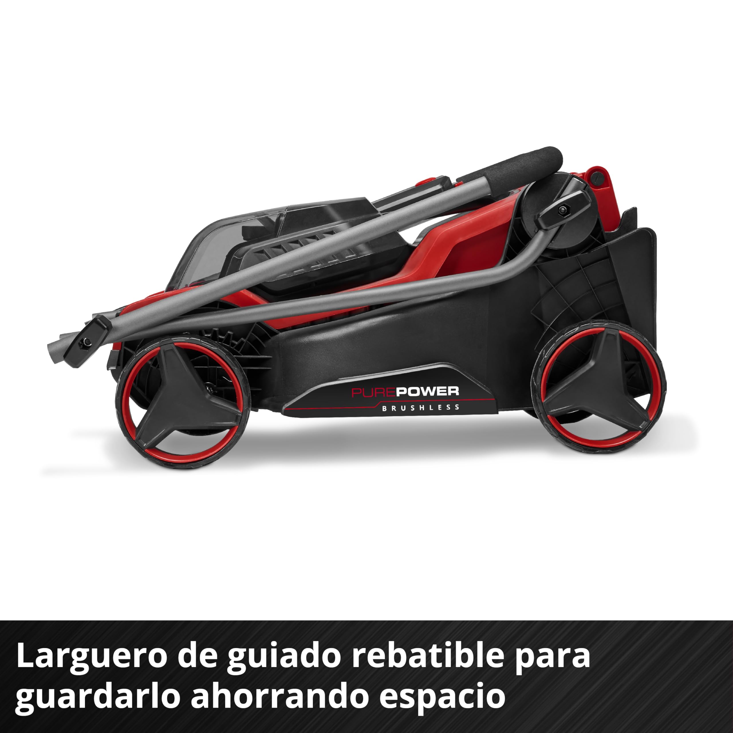 Einhell Cortacésped con batería GE-CM 18/30-1 Li BL (1x3,0 Ah) | PXC | 18 V | corte 30 cm | máx. 175 m² | Brushless | cesta recogedora de 27 l | altura corte 30–65 mm | batería de 3,0 Ah