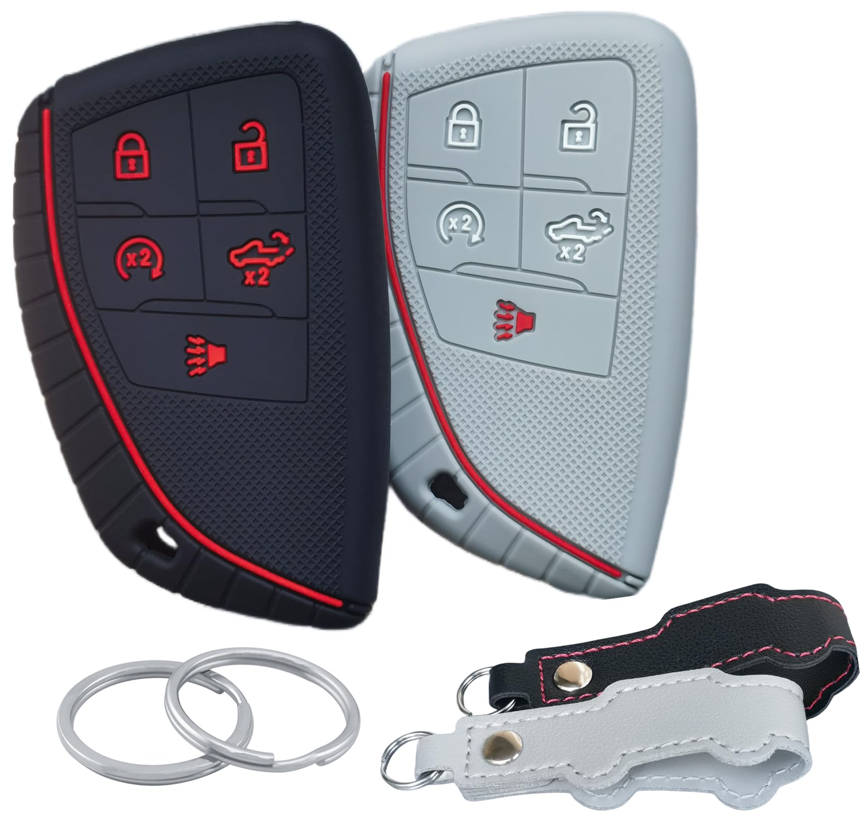 Coque de clé silicone pour GMC Sierra résolvant les chutes