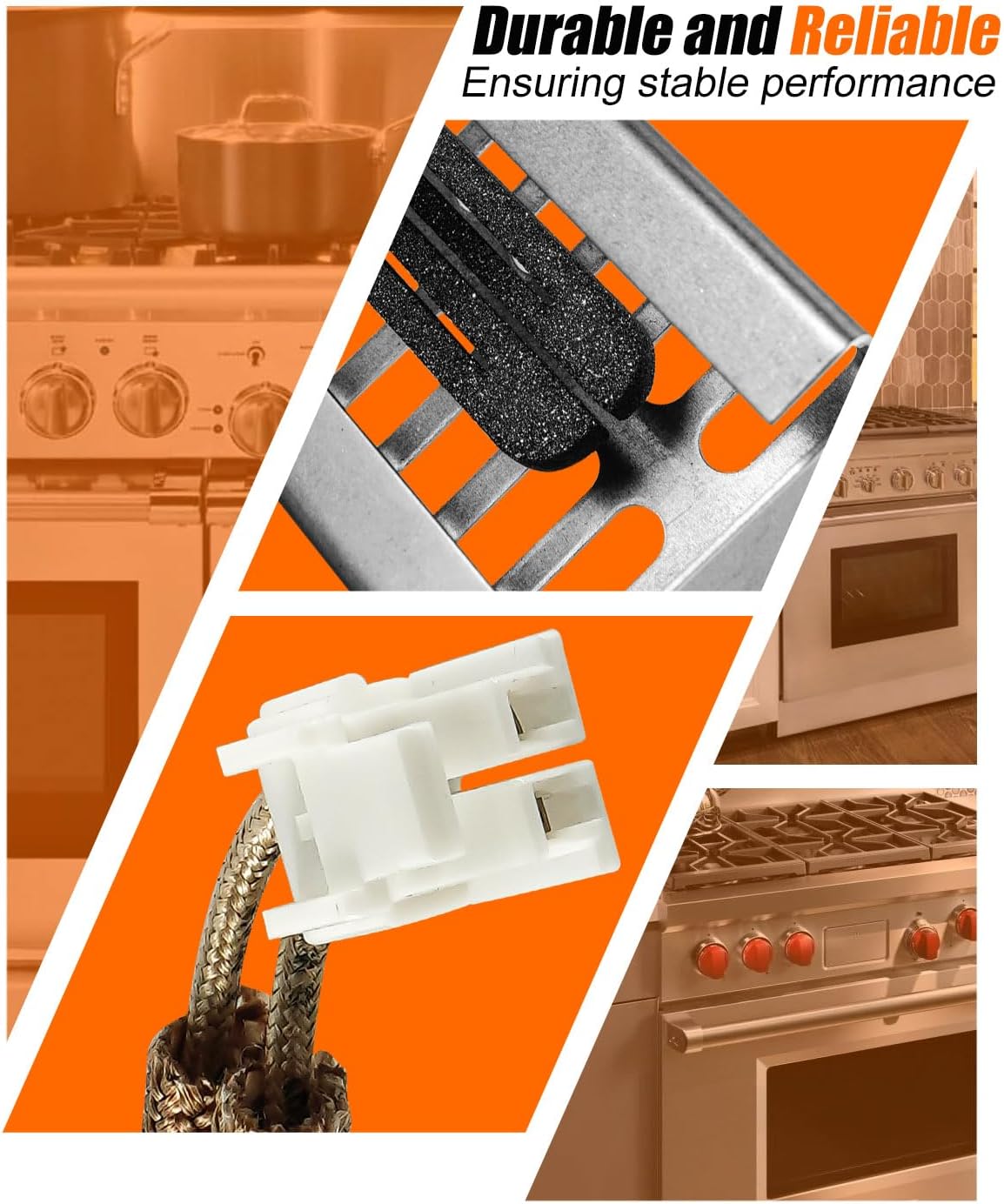 Gas Range Oven Igniter Fit for Thermador Bosch HGI8054UC/01 HGI8054UC/02 HGI8054UC/03 Replace 755058 9000820965