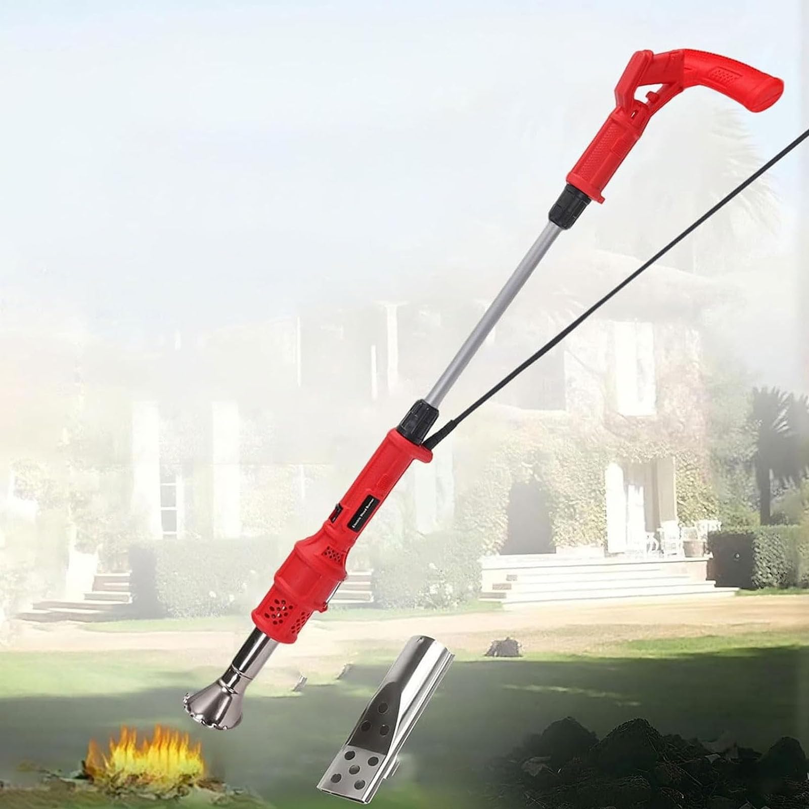 Bruciatore Elettrico Termico per Erbacce da 2000W con 2 ugelli