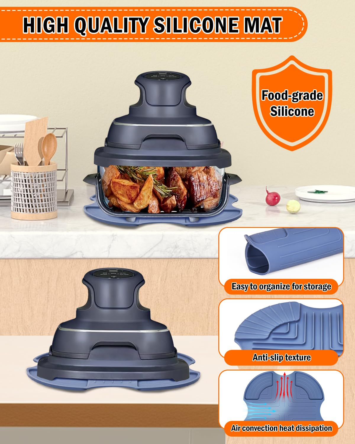 Accesorios Para Freidora De Aire BYKITCHEN Hojas Para Freidora De