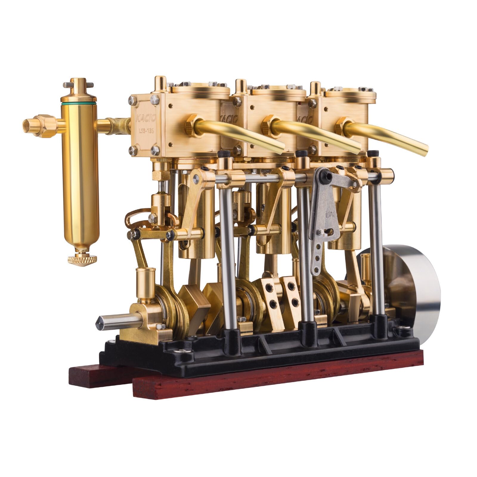 Stirlinga zestaw do montażu, zewnętrzny silnik spalinowy Sterling Engine, LS3-13S, pionowy trójcylindrowy silnik Sterling Edukacja, zestaw naukowy, zabawka