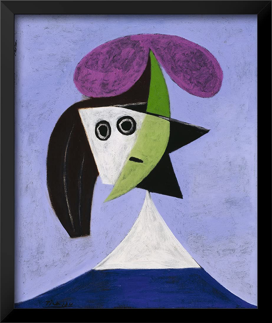 Amazon.com: ArtDirect Woman in a Hat (Olga) by Pablo Picasso 13x15