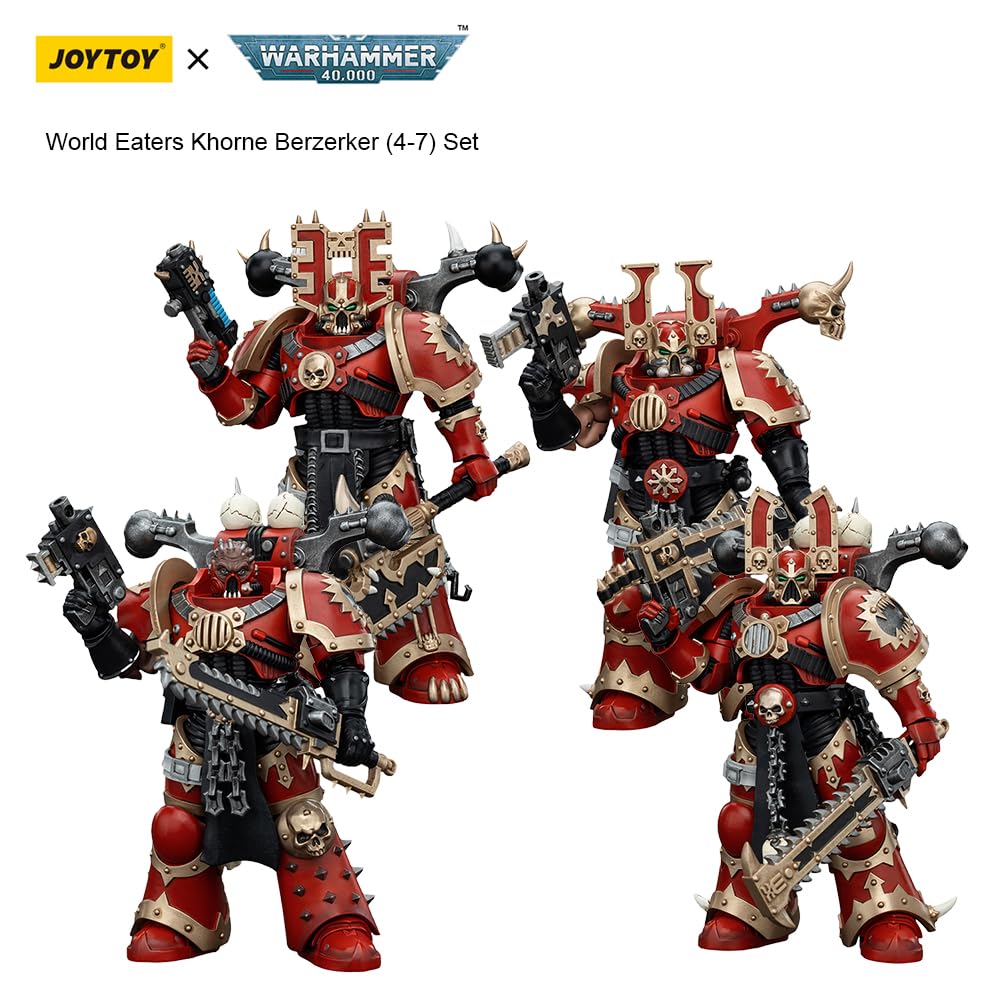 未開封　JOYTOY　Warhammer フィギュア 10個セット Amazon.com: JOYTOY Warhammer 40K World Eaters 4Pcs Khorne