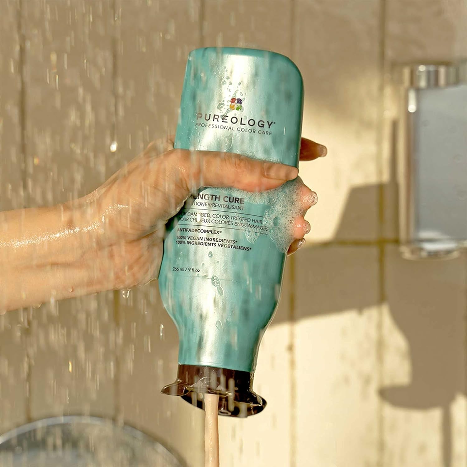 Pureology Strength Cure Strengthening Conditioner for Damaged & Color Treated Hair, 9 Fl Oz : Everything Else