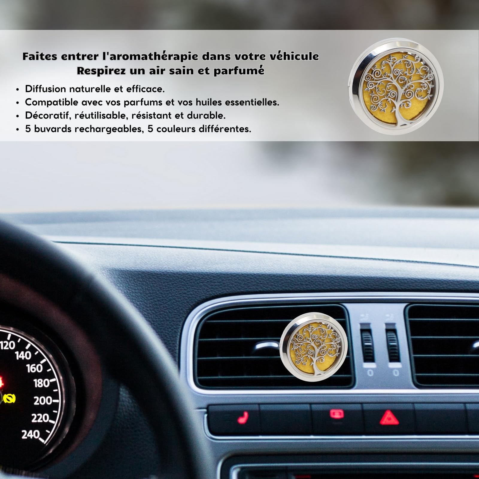 T- 3 stuks auto aromatherapie olie diffuser doodskop decoratie etherische olie diffuser luchtverfrisser geurboom ontluchtingsclip medaillon luchtverfrisser ventilator clip medaillon voor aut