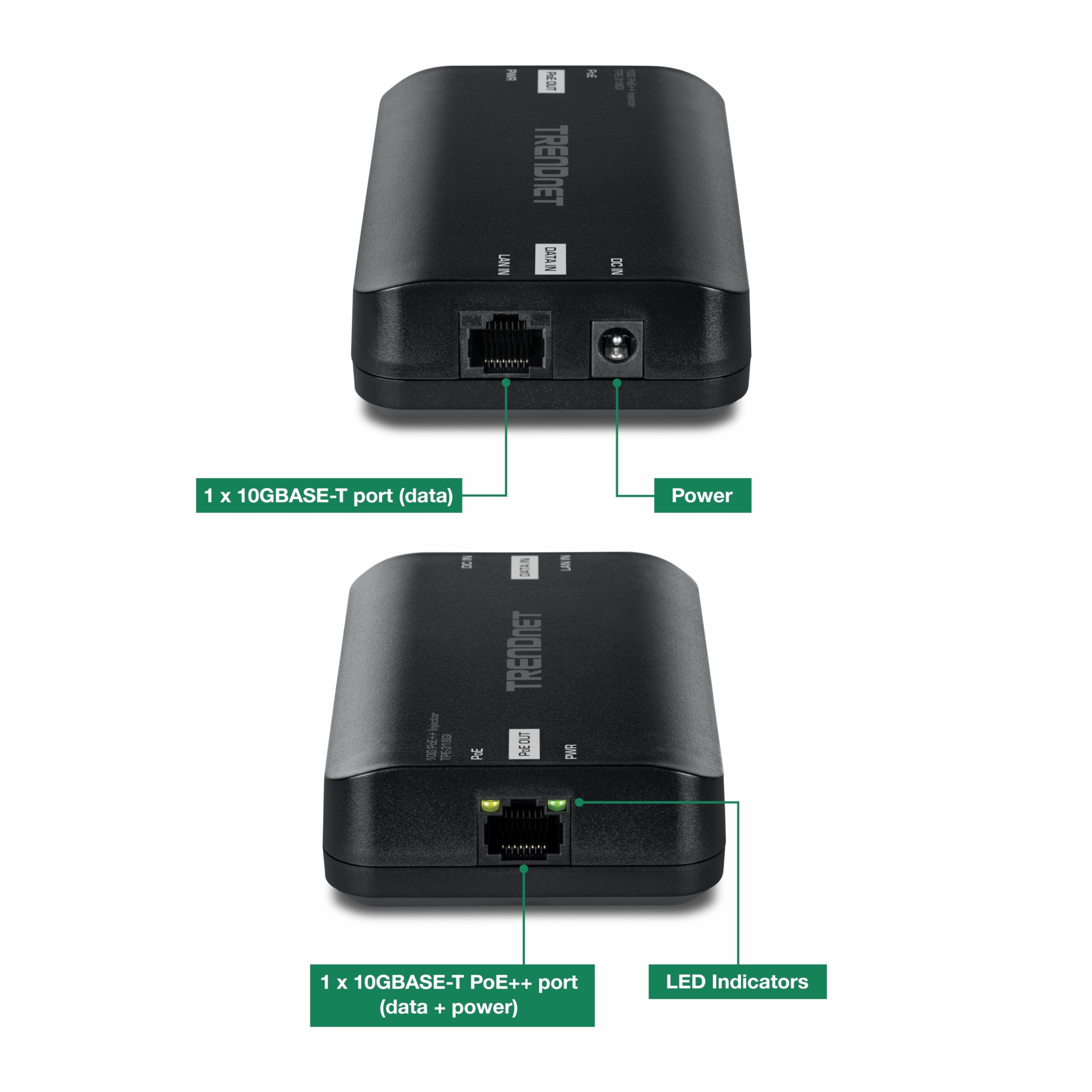Iniettore PoE Trendnet 10G POE++ INJECTOR