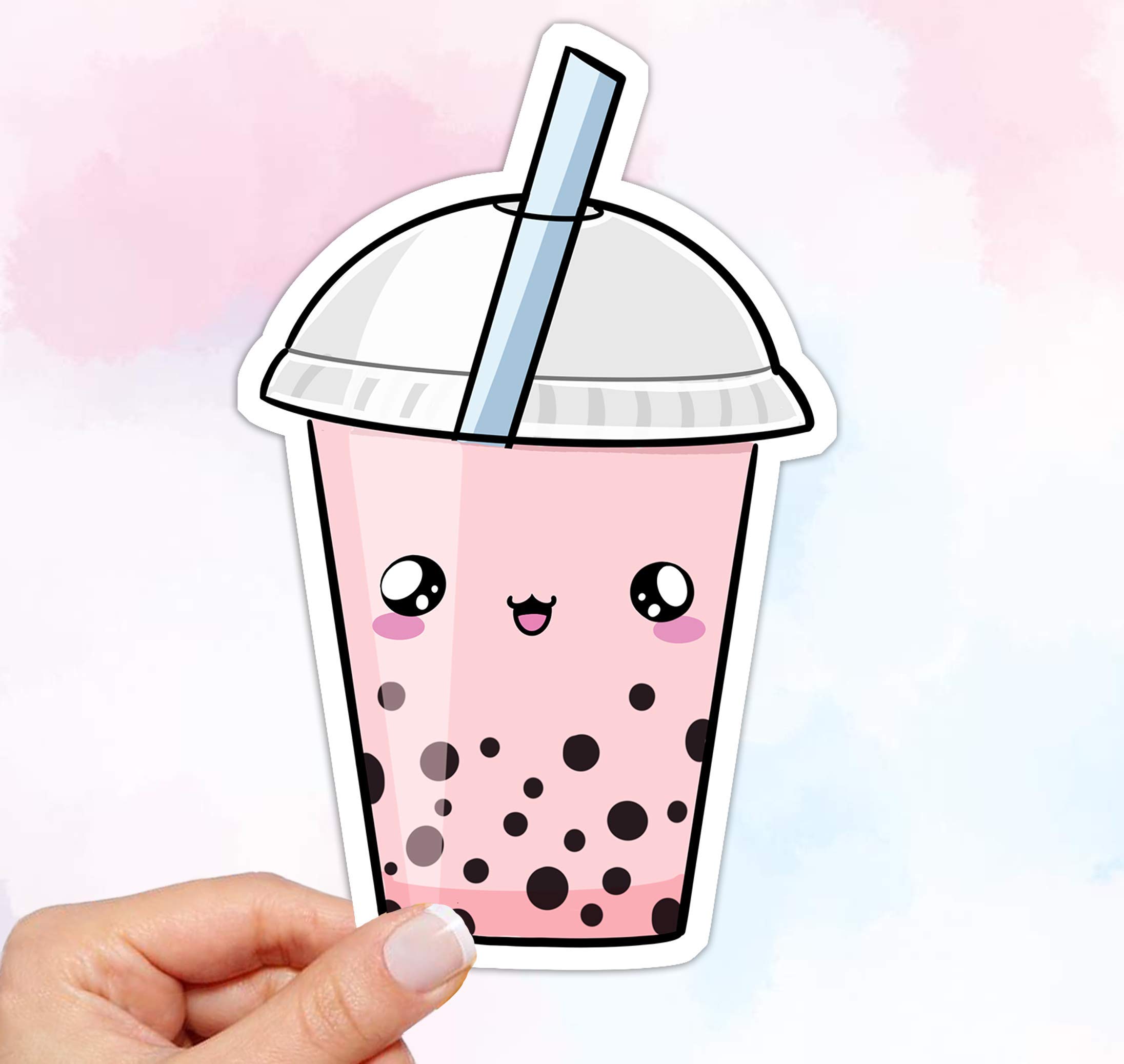 Buy Boba Tea Sticker, Tea Sticker, Kawaii Sticker, Vinyl Sticker, Cute